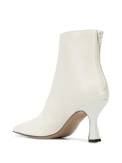 Shop Leqarant Ankle Boots In White