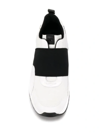 Shop Michael Michael Kors Cosmo Slip-on Sneakers In White