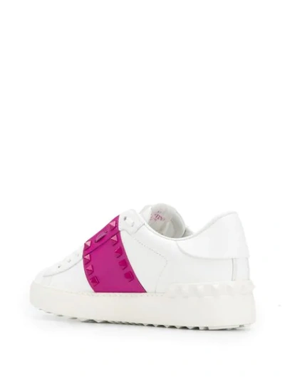 Shop Valentino Garavani Open Sneakers In White