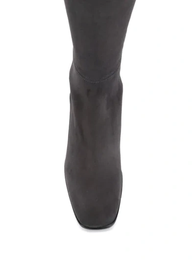 Shop Stuart Weitzman Reserve Boots In Grey