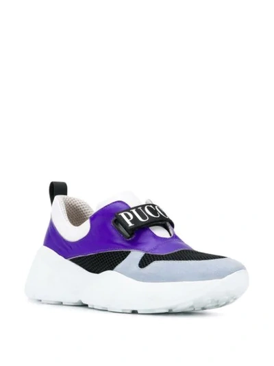 Shop Emilio Pucci Positano Sneakers In Purple