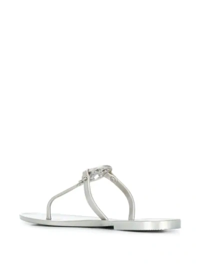 Shop Tory Burch Mini Miller Sandals In Grey