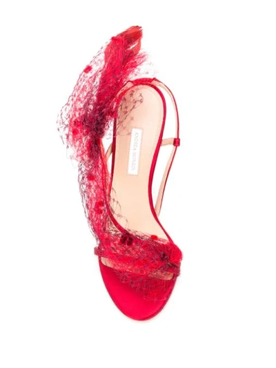 Shop Andrea Mondin Anne 105 Sandals In Red