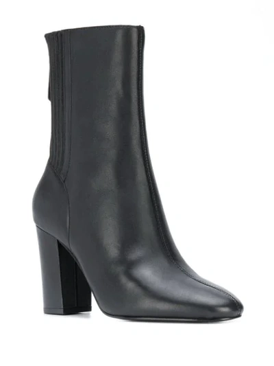 Shop Ash High Heeled Ankle Boots In Black
