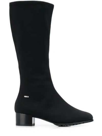 Shop Hogl Zipped Knee-length Boots In Black