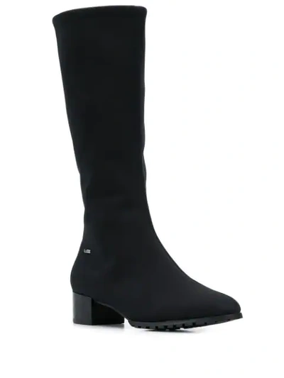 Shop Hogl Zipped Knee-length Boots In Black