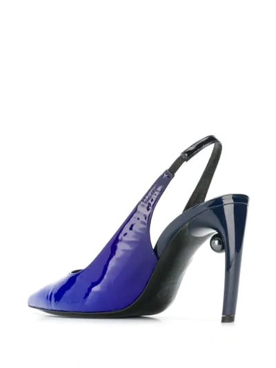 Shop Nicholas Kirkwood Mia Sling Pumps In Blue