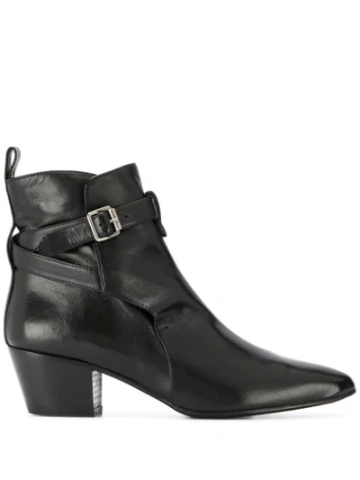 Shop Marc Ellis Buckle Ankle Boots In Black