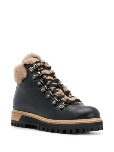 LE SILLA HIKING STYLE ANKLE BOOTS - 黑色