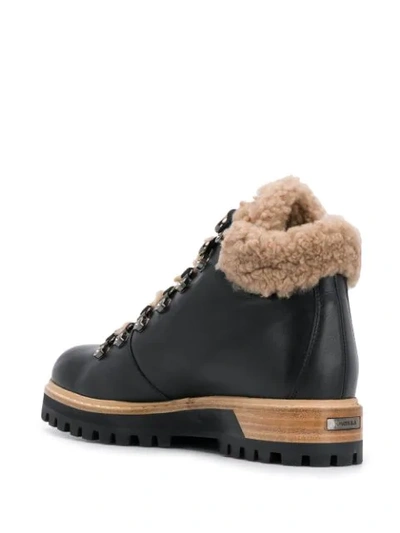 Shop Le Silla Hiking Style Ankle Boots In Black