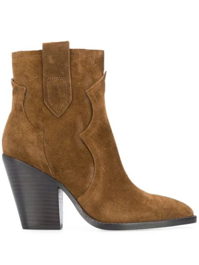 Shop Ash Esquire Ankle Boots In Brown
