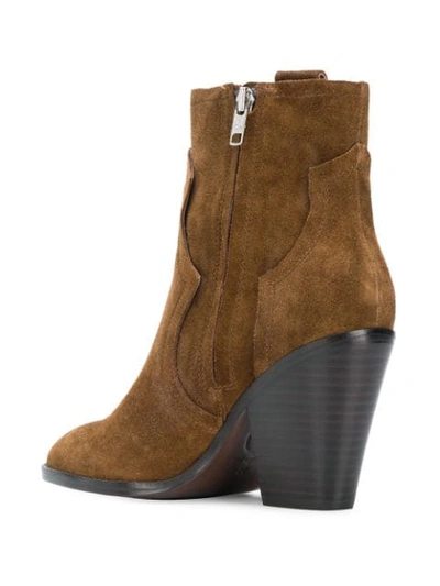 Shop Ash Esquire Ankle Boots In Brown