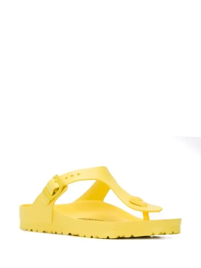 Shop Birkenstock Gizeh Slip-on Sandals In Yellow