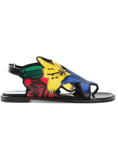 Shop Pierre Hardy 'lily' Sandals In Multicolour