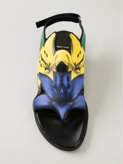 Shop Pierre Hardy 'lily' Sandals In Multicolour