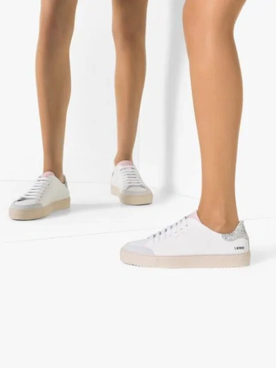 Shop Axel Arigato Colourblock Low-top Sneakers In White
