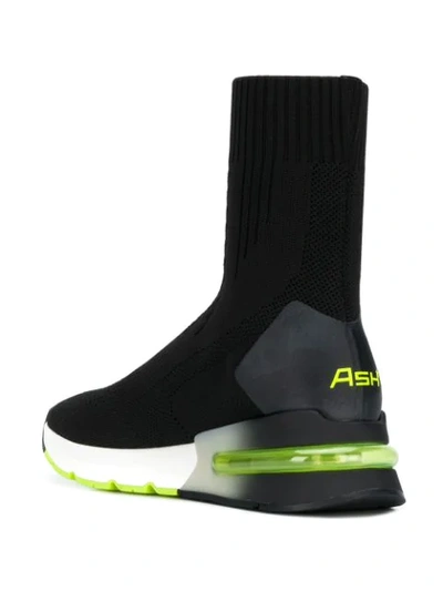 Shop Ash Sock Sneakers In Black