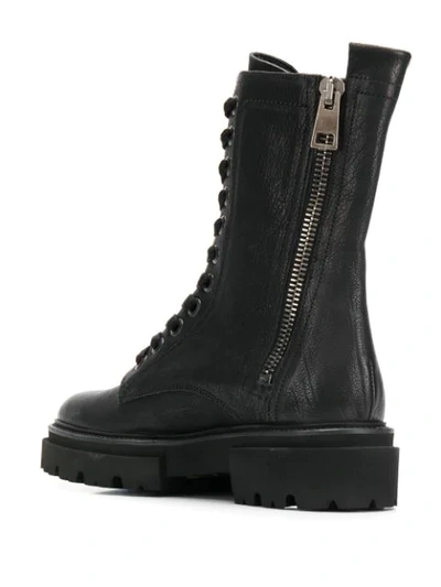 Shop Kennel & Schmenger Lace-up Front Boots In Black