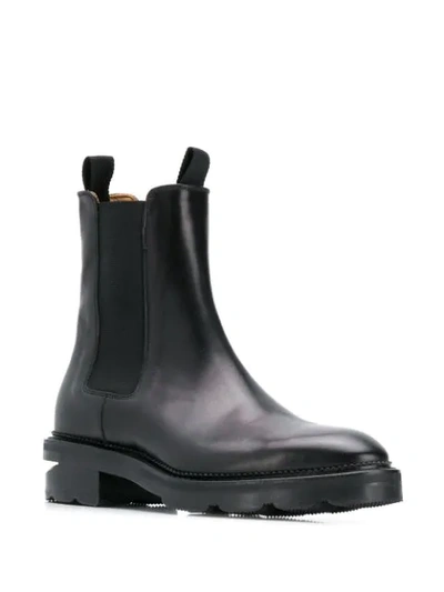 Shop Alexander Wang Elasticated Side Panel Boots In Black