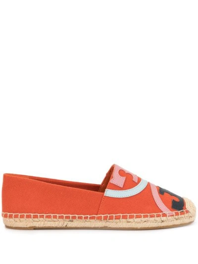 Shop Tory Burch Poppy Espadrilles In Orange