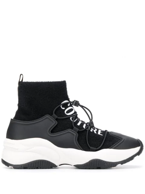 versace sneakers all black