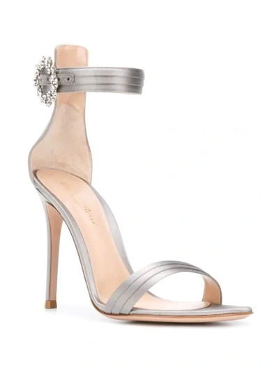 Shop Gianvito Rossi Portofino Sandals - Grey