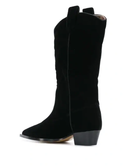 Shop Gia Couture Quarz Boots In Black