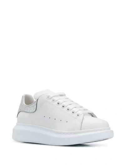 ALEXANDER MCQUEEN CHUNKY SOLE SNEAKERS - 白色