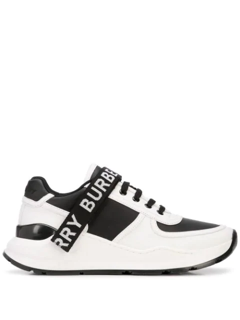 black and white burberry shoes