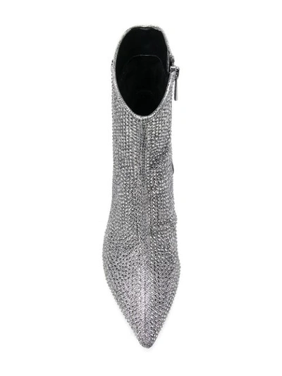 Shop Michael Michael Kors Blaine Flex Boots In Metallic