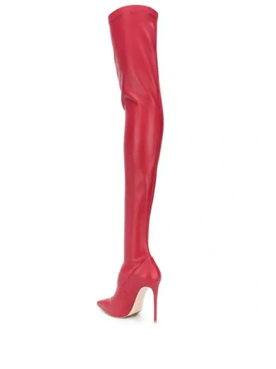 Le Silla Eva Over-the-knee Boots In Red