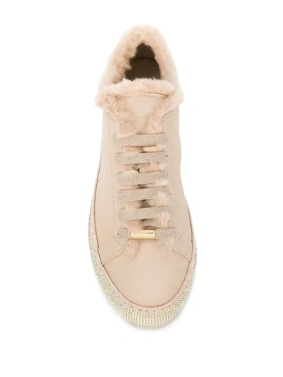 Shop Le Silla Embellished Sneakers In Pink