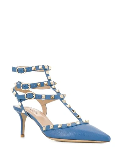 VALENTINO VALENTINO GARAVANI ROCKSTUD PUMPS - 金属色