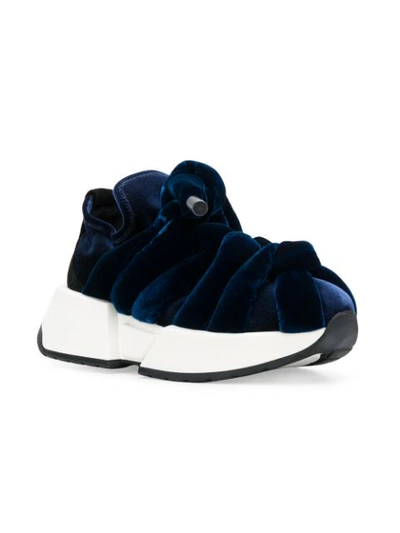 Shop Mm6 Maison Margiela Bow Tie Sneakers