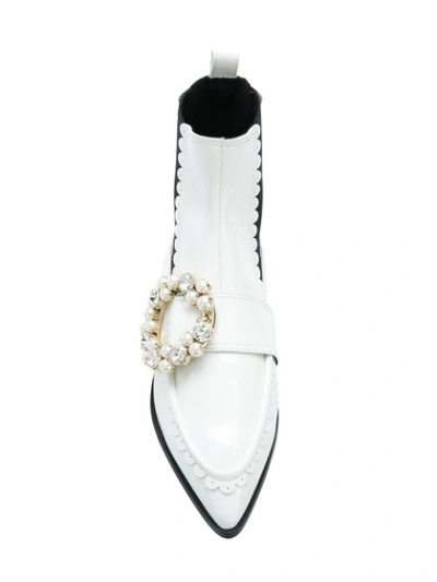 Shop Suecomma Bonnie Ankle Boots In White