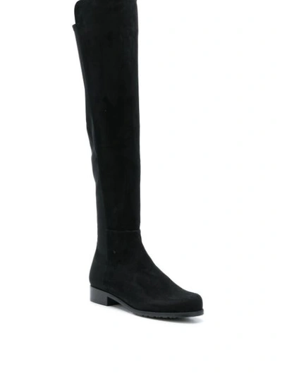 Shop Stuart Weitzman Knee Length Boots In Black