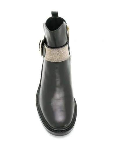 Shop Steffen Schraut Two Tone Ankle Boots In Black