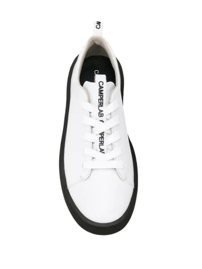 Shop Camper Courb Sneakers In White