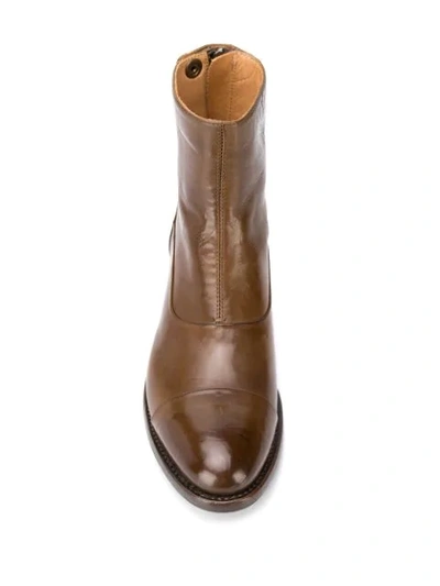 Shop Alberto Fasciani Windy Ankle Boots In Brown