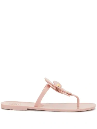 Shop Tory Burch Flower Jelly Sandals In Pink