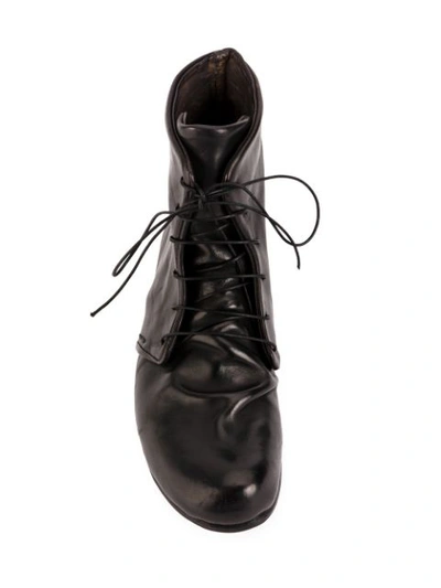 Shop Munoz Vrandecic Laced Ankle Boots - Black