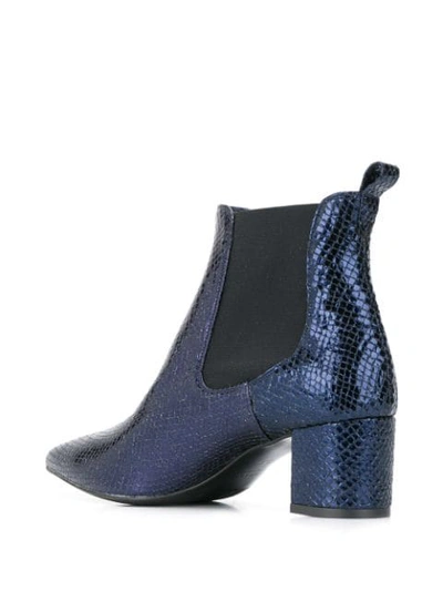 Shop Albano Side Panel Boots In Pit Blu