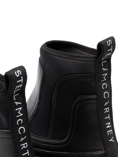 Shop Stella Mccartney Neoprene Ankle Boots In Black