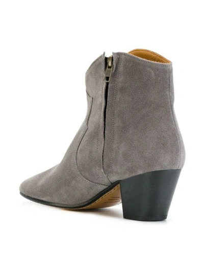 Shop Isabel Marant Dicker Boots In Grey