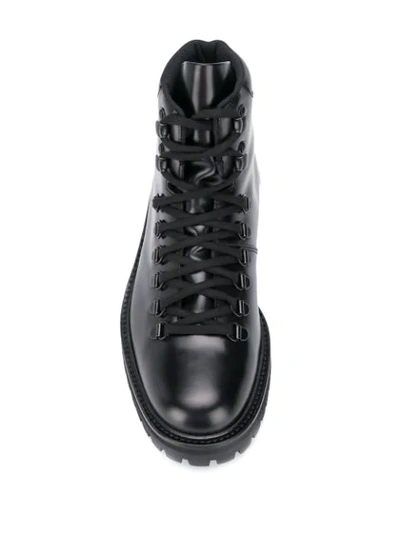 Shop Common Projects Hiking Boots In Black