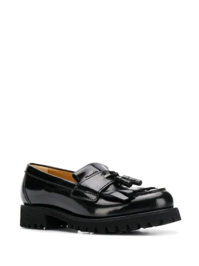 CHURCH'S OREHAM FRINGED LOAFERS - 黑色