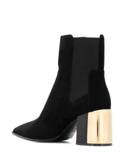 Shop Casadei Pointed Ankle Boots In Black