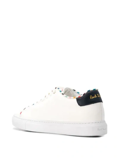 Shop Paul Smith Basso Envelope Print Sneakers In White