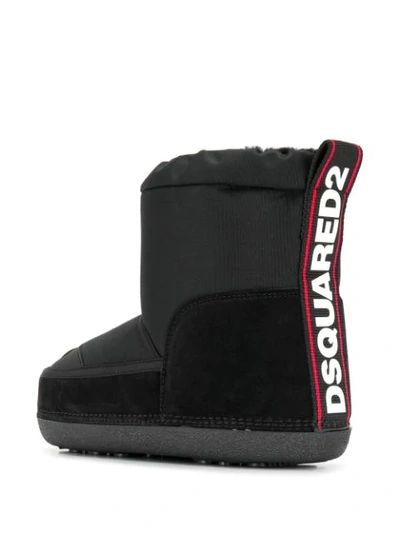 Shop Dsquared2 Waterproof Snow Boots In Black