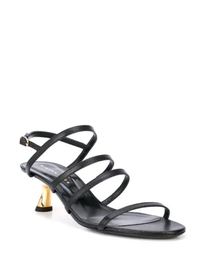 Shop Simon Miller Strappy Sandals In Black